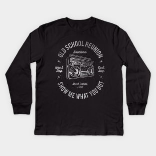 Boombox Reunion Kids Long Sleeve T-Shirt